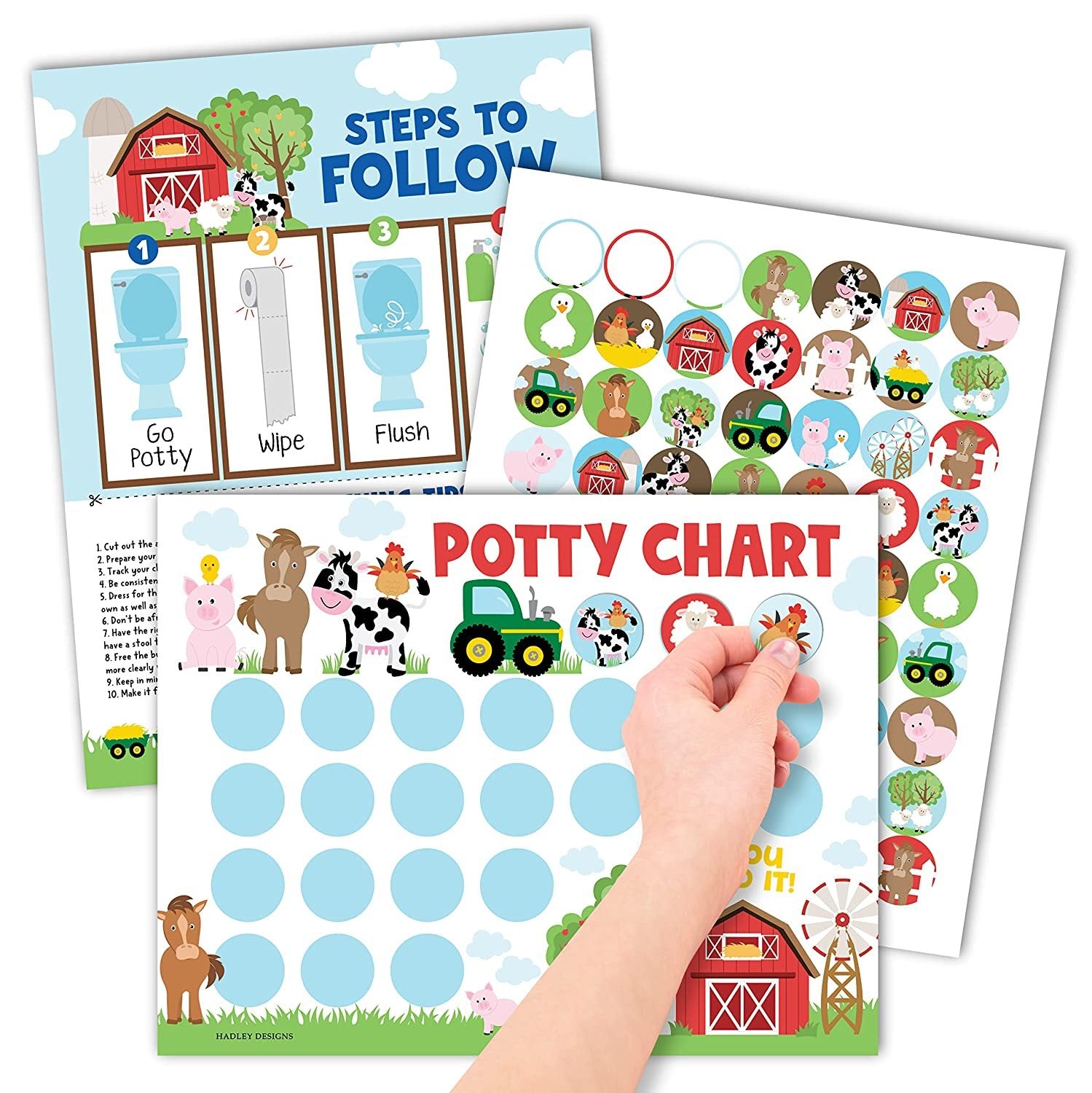 Potty Training Chart | Sticker Charts | Early Education - SAMPLE