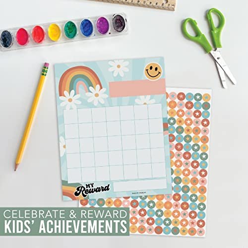 Retro Incentive Charts | Set of 25 | Home Essentials