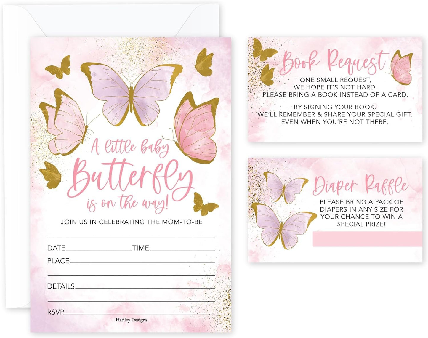 Invitation Bundles | Set of 15 | Baby Shower Supplies