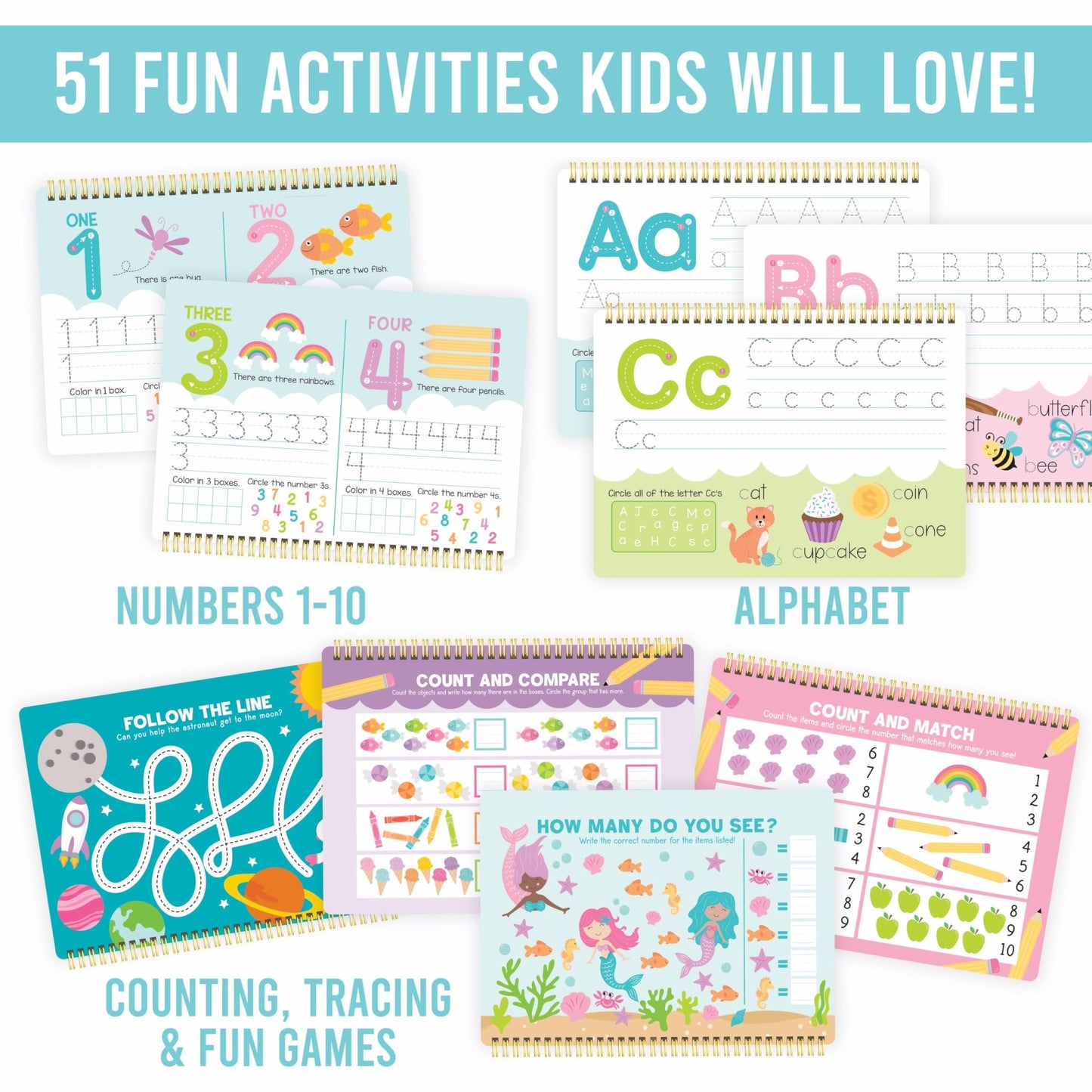 ABC Tracing Book. | Educational Supplies