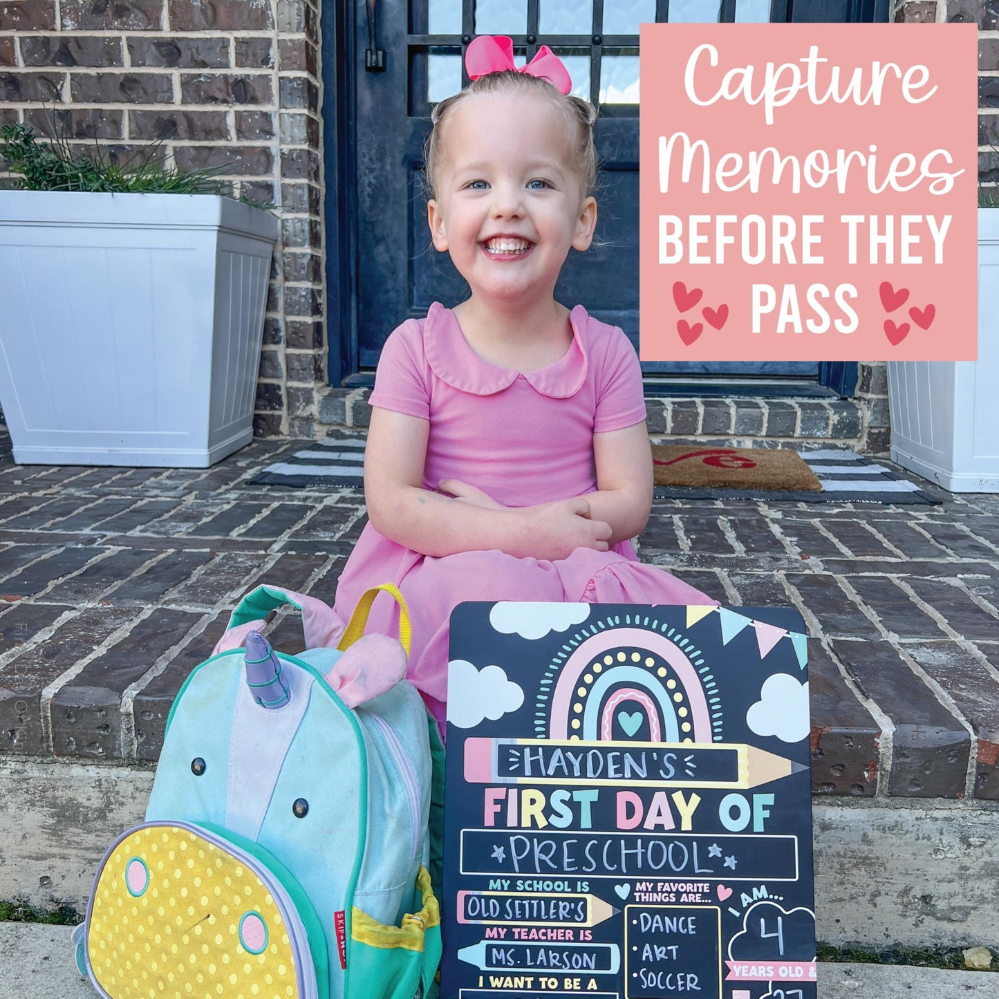 First Day of School Boards | Dry Erase | School Supplies