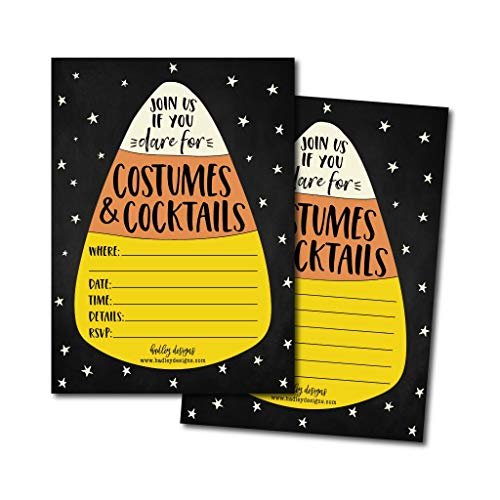 Halloween Party Invitations | Set of 50 | Cards & Party