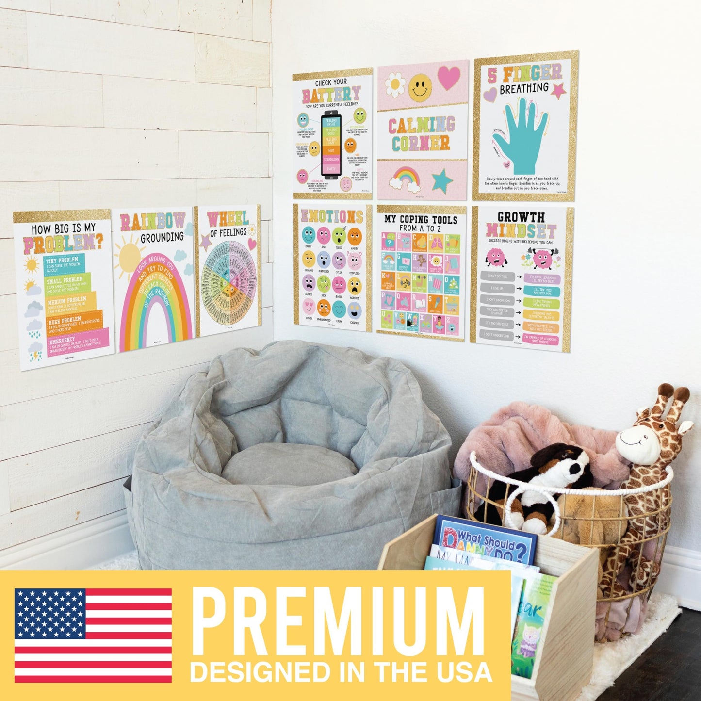 Calming Corner Posters | Set of 9 | Classroom Decor