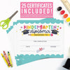 Doodle Kindergarten Certificate of Achievement | Set of 25 | Awards