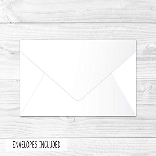 Greenery Folded Thank You Cards | Set of 24 | General