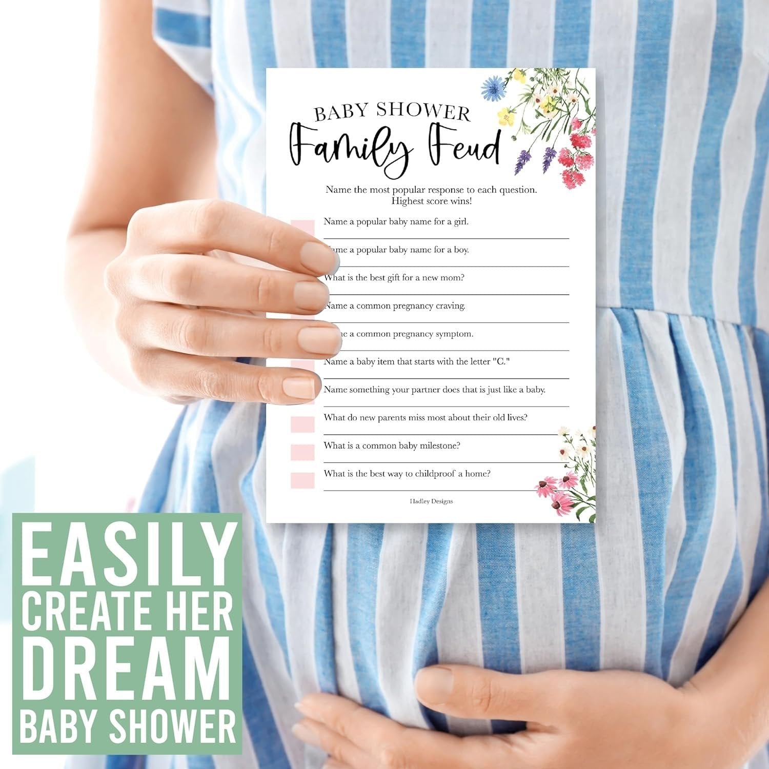 Family Feud & The Price is Right Games | Set of 20 | Baby Shower Games