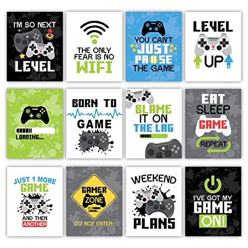 Gaming Children's Wall Art | Set of 6 | Home Decor