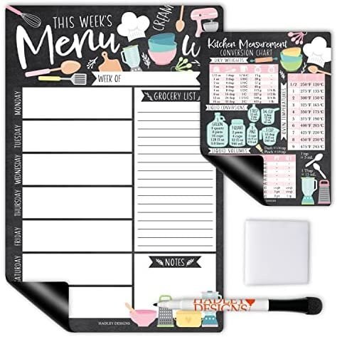 Doodle Magnetic Meal Planner | Weekly | Calendar & Planners