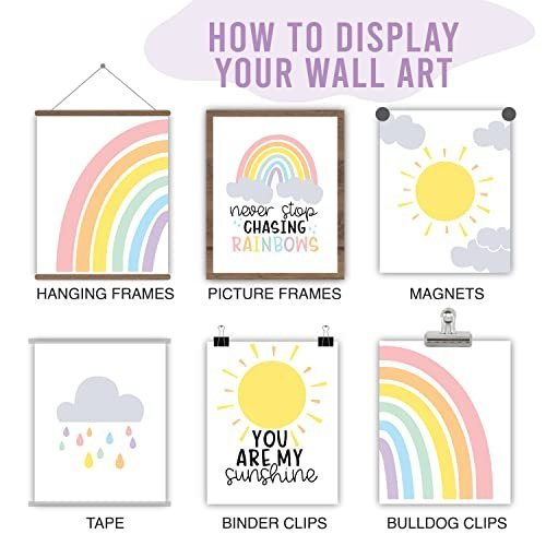 Nursery Wall Art | Set of 6 | Nursery Home Decor