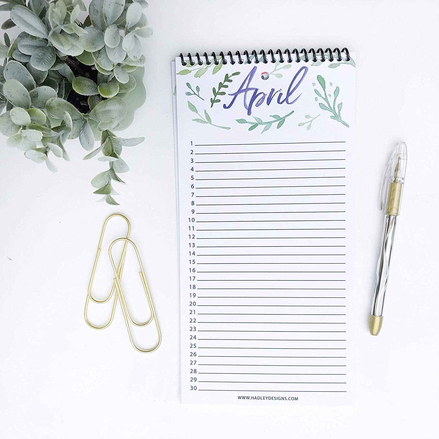 Perpetual Calendar | 12 Months | Home & Organization