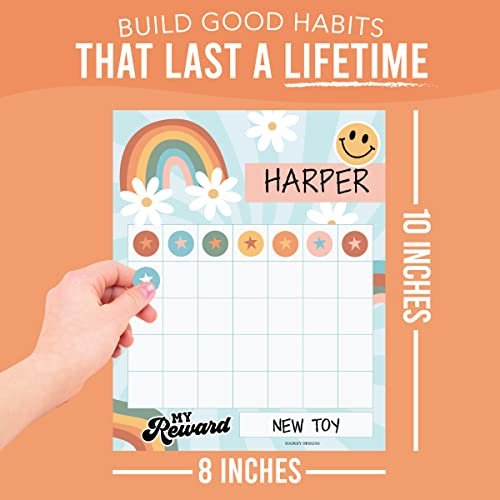 Retro Incentive Charts | Set of 25 | Home Essentials