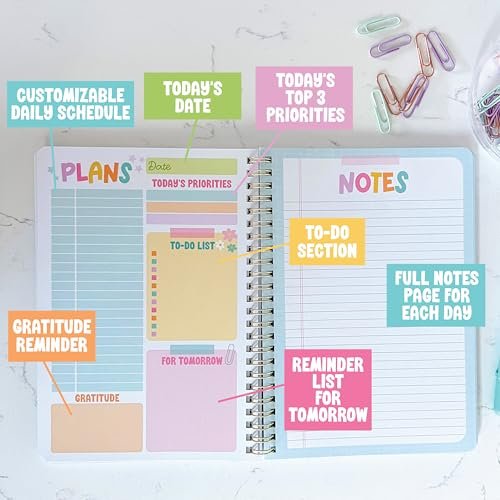 Daily Planner | Undated | Calendars & Planners - SAMPLE