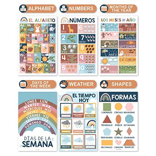 Boho Spanish Posters Set of 12