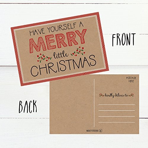 Christmas Holiday Postcards | Set of 50 | Greeting Cards