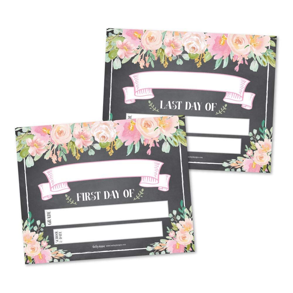 Back To School Signs | Set of 10 | School Supplies