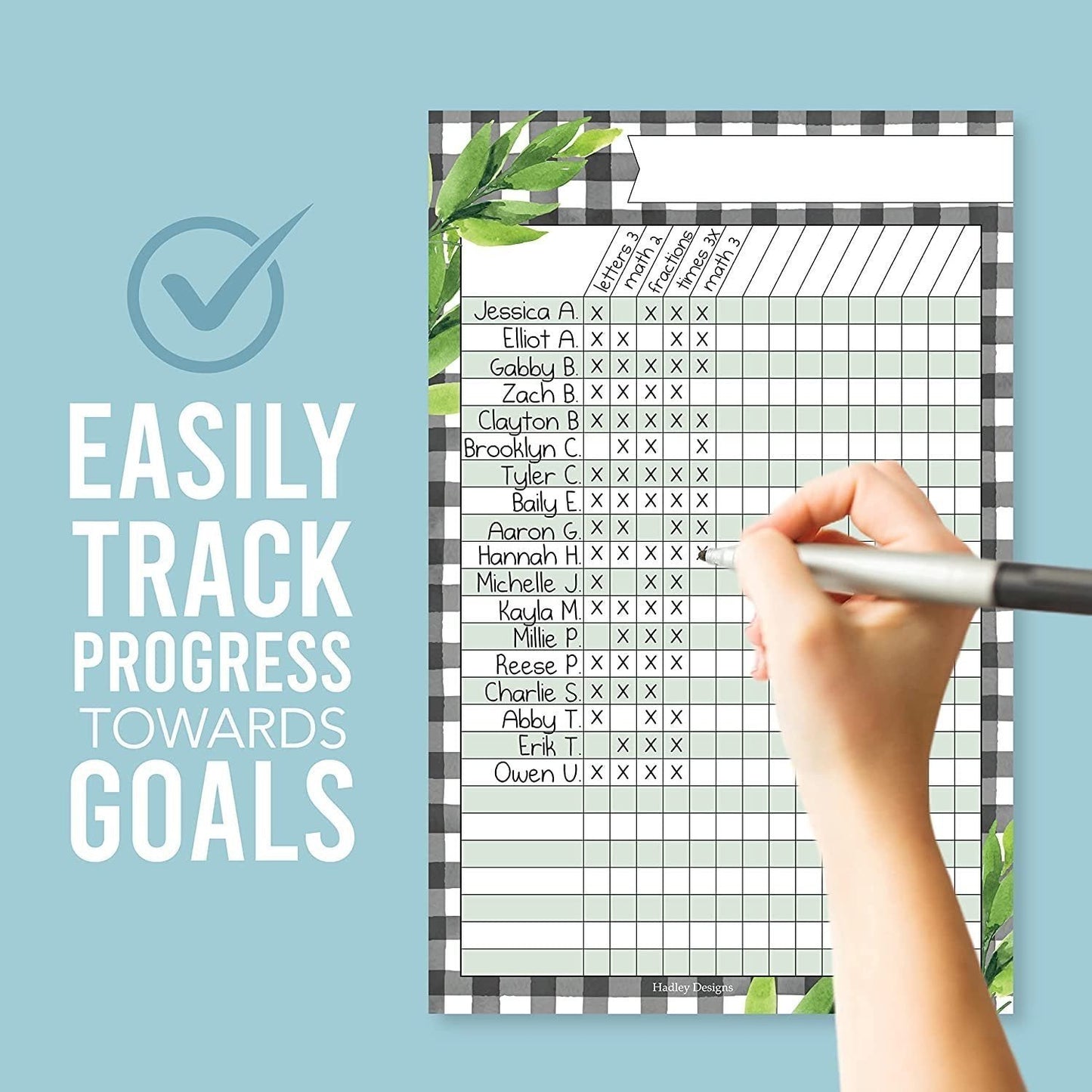 Homework Trackers | Set of 4 | School Supplies