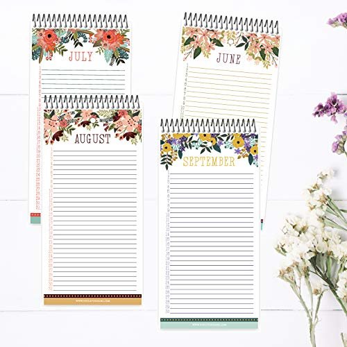 Floral Perpetual Calendar | 12 Months | Home & Organization