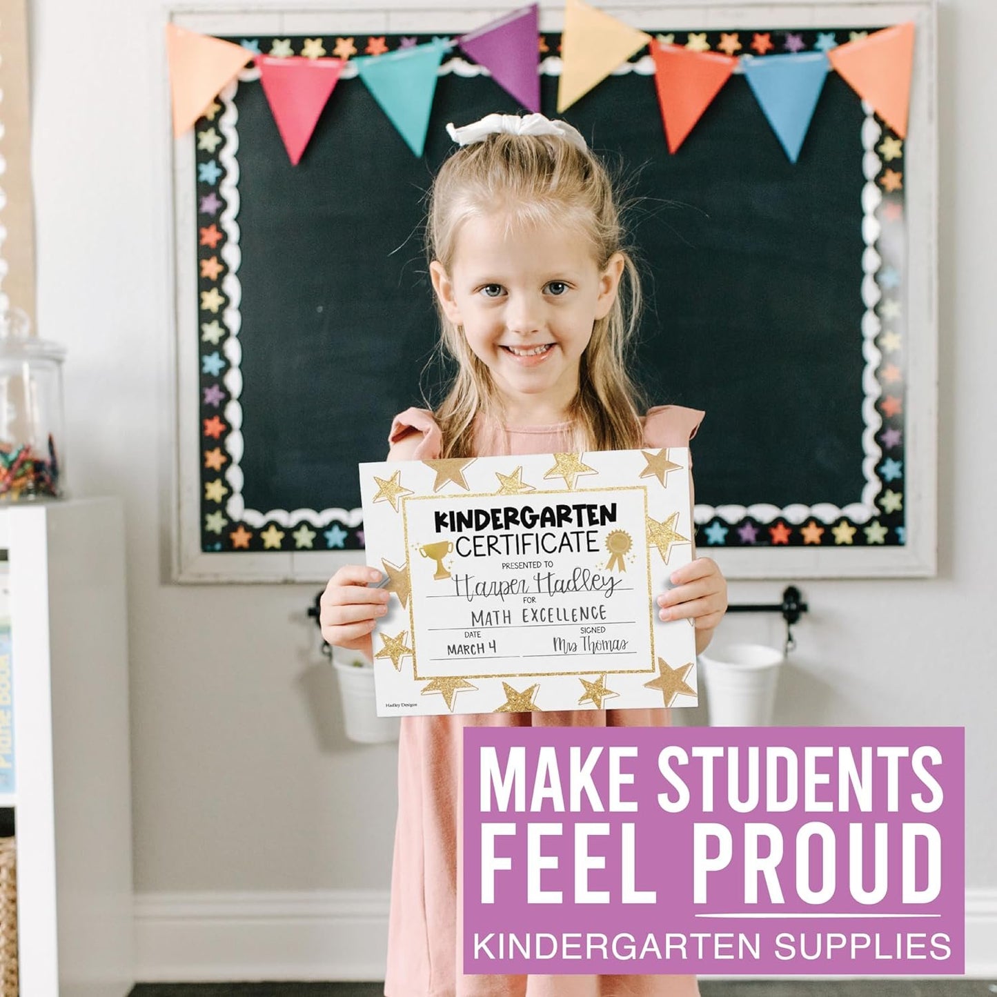 Kindergarten Certificate of Achievement | Set of 25 | Trophies & Awards
