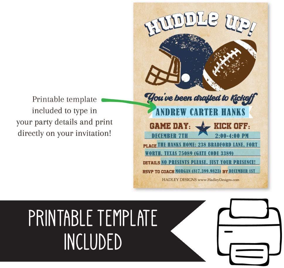 Boys Birthday Invitations | Set of 25 | Kid's Party