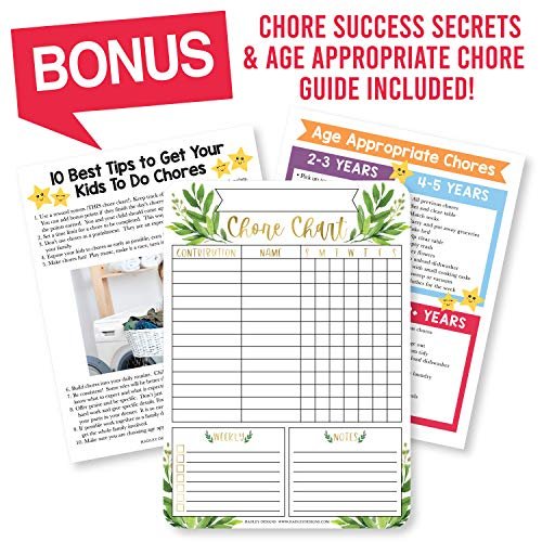 Greenery Chore Charts | Home Organization