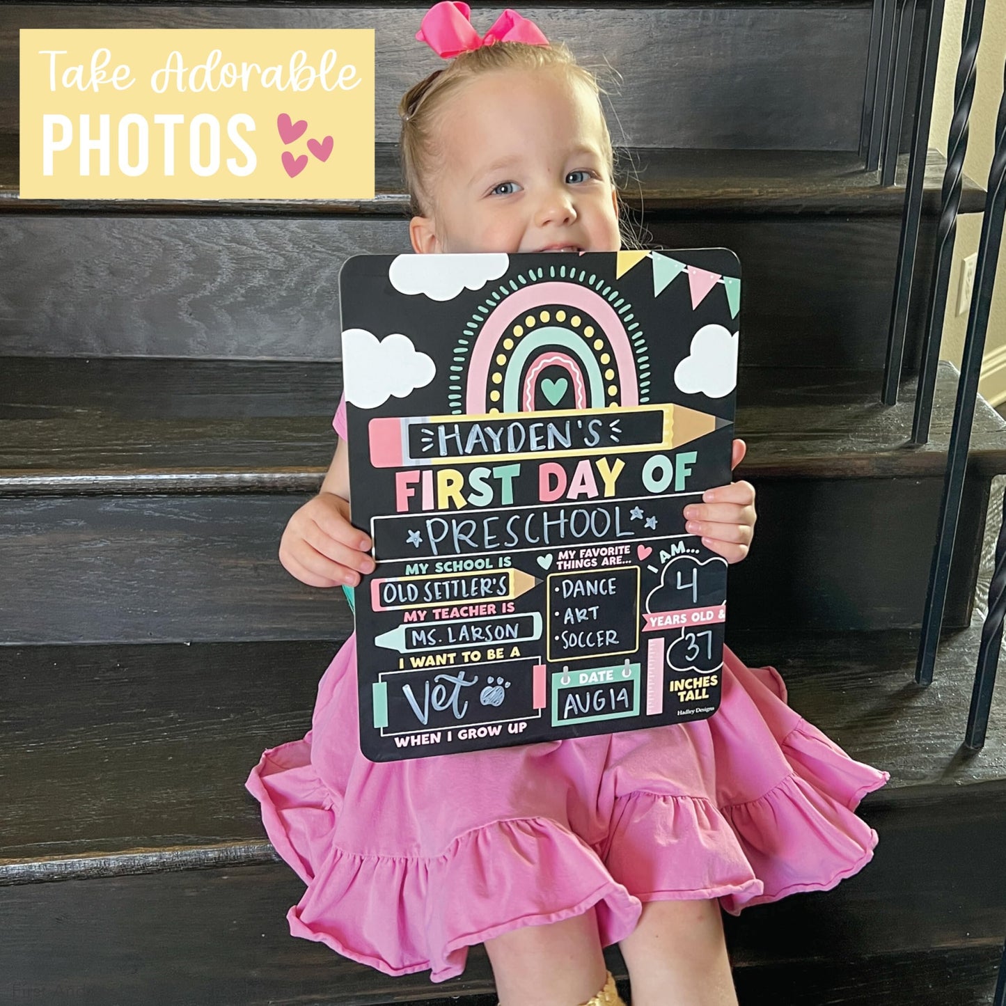First Day of School Boards | Dry Erase | School Supplies