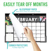 Chalk Doodle Large Desk Calendar | 18-Month | 2025-2026 | Calendars & Planners