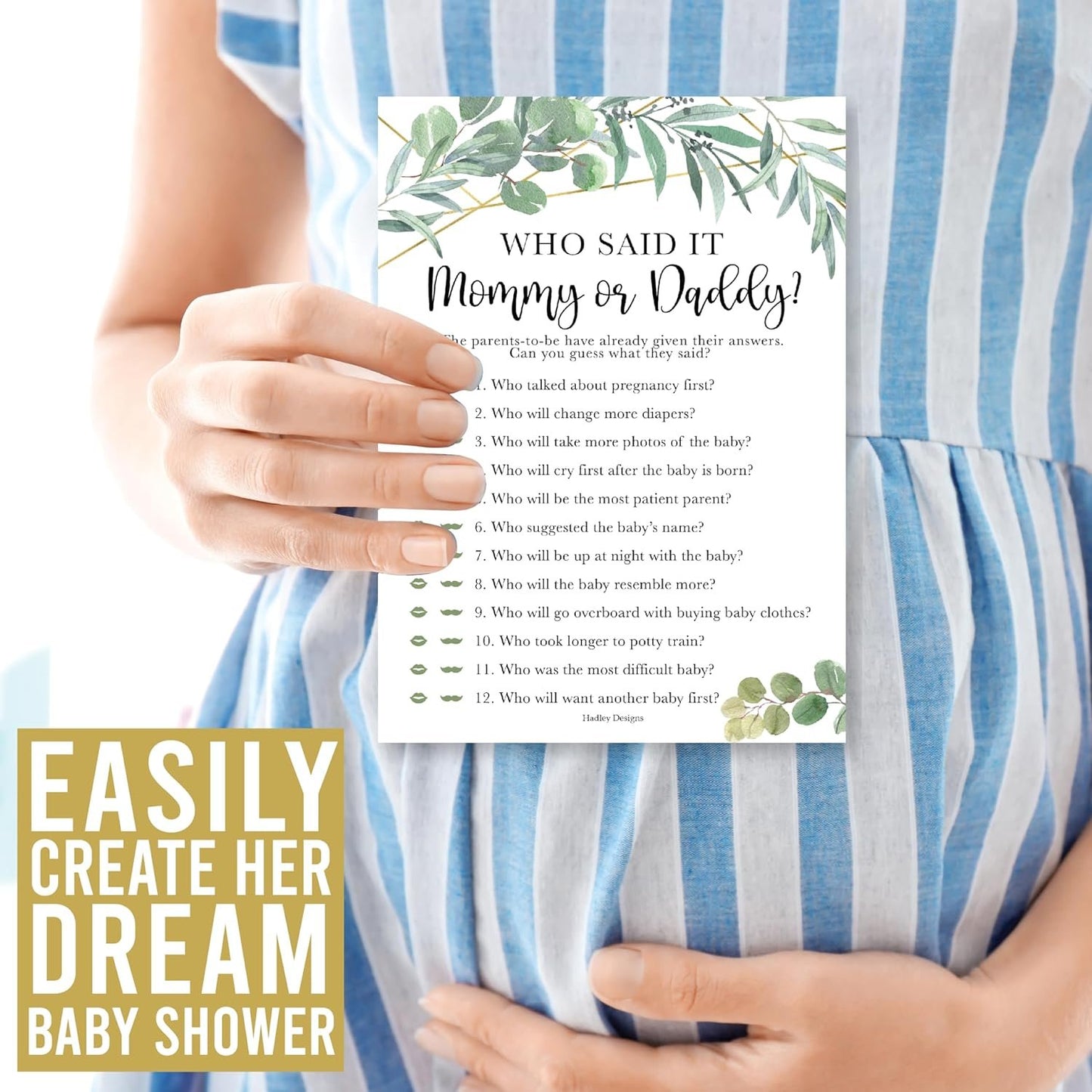 40 Greenery Baby Shower Games Gender Neutral - Baby Girl Baby Shower Bingo Game Girl, Guess Who Mommy Or Daddy Baby Shower Game, Price Is Right Baby Shower Game, Hilarious Baby Shower Games Dad Jokes