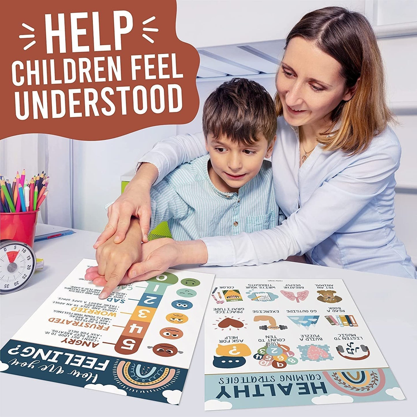 Feelings Posters | Set of 4 | Educational Posters