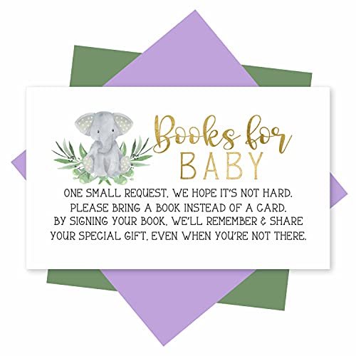 Book Request Cards | Set of 25 | Baby Shower Supplies