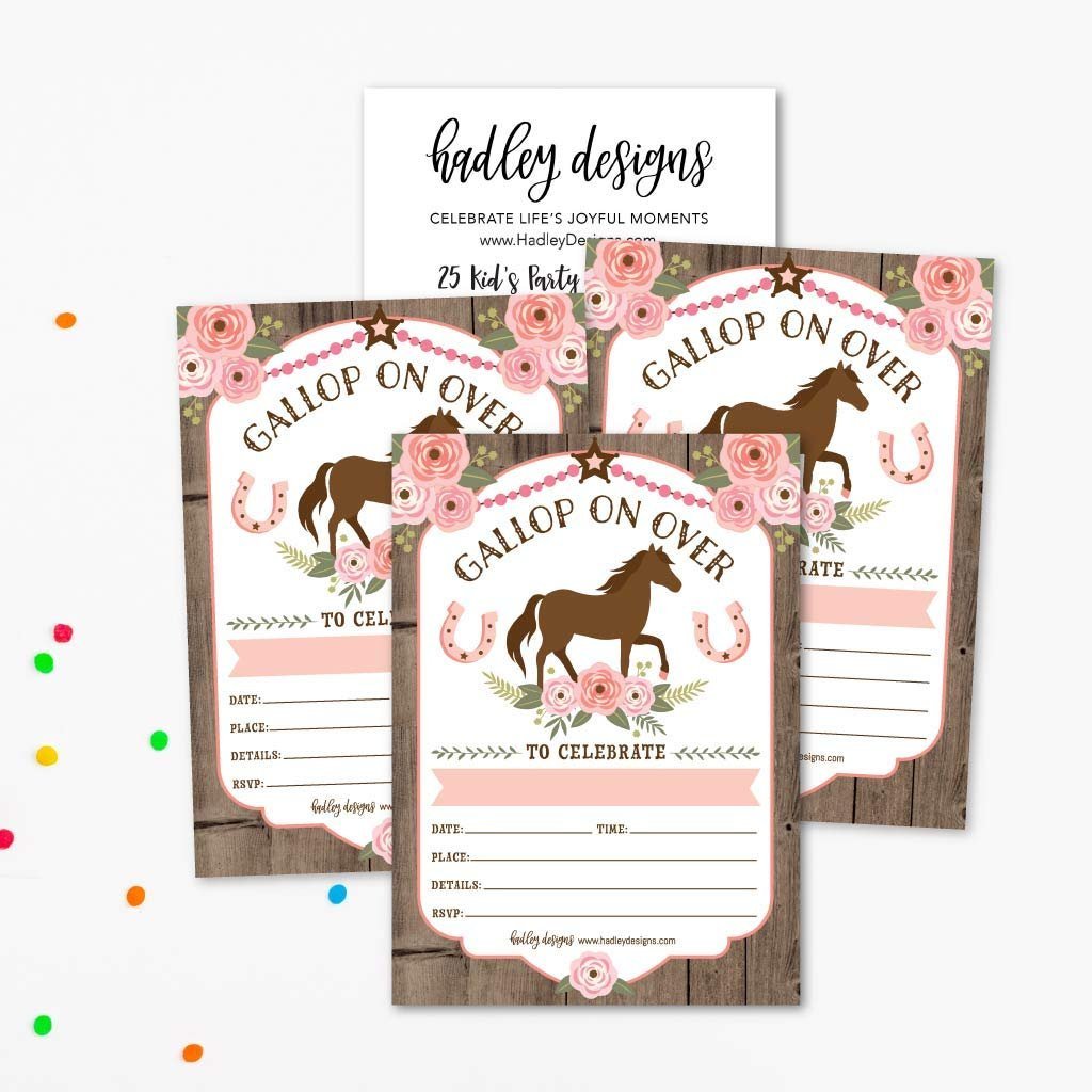 Birthday Girl Invitations | Set of 25 | Kid's Party