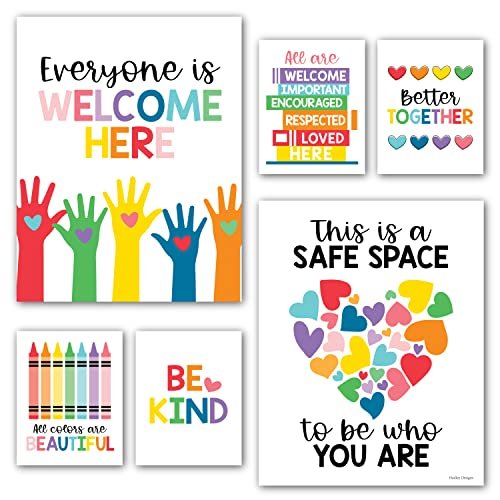 Colorful Diversity Posters | Set of 6 | Educational Posters