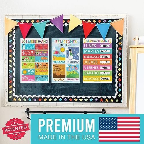 Colorful Spanish Posters | Set of 12 | Spanish Educational Supplies