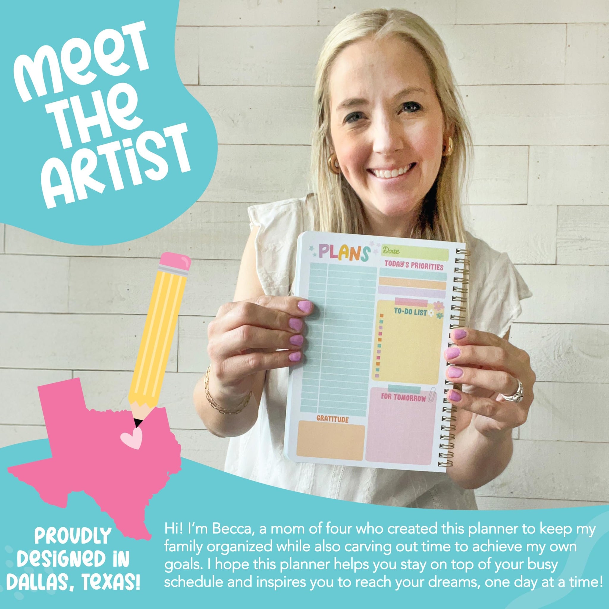 Daily Planner | Undated | Calendars & Planners - SAMPLE