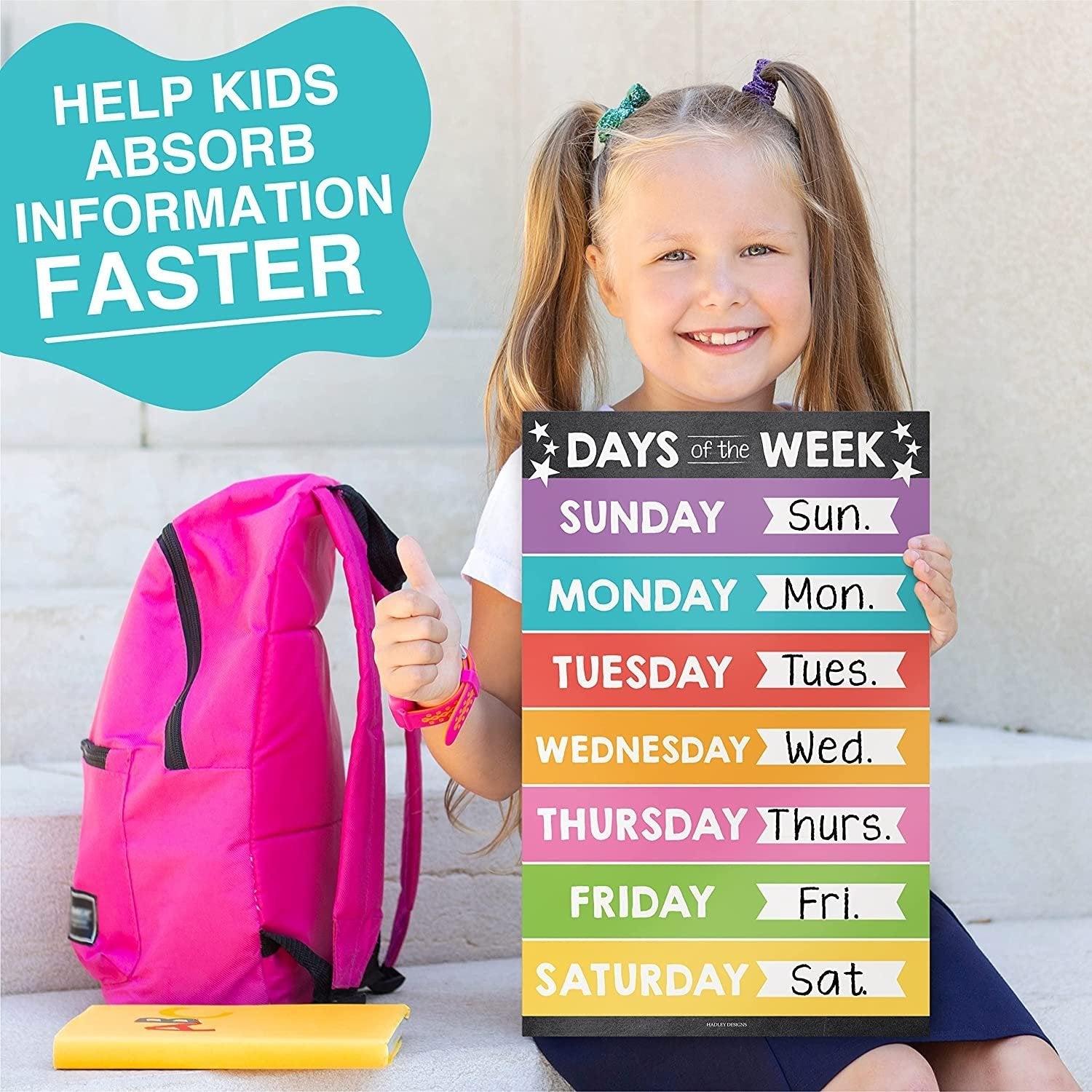 PreK Educational Posters | Set of 16 | Classroom Supplies