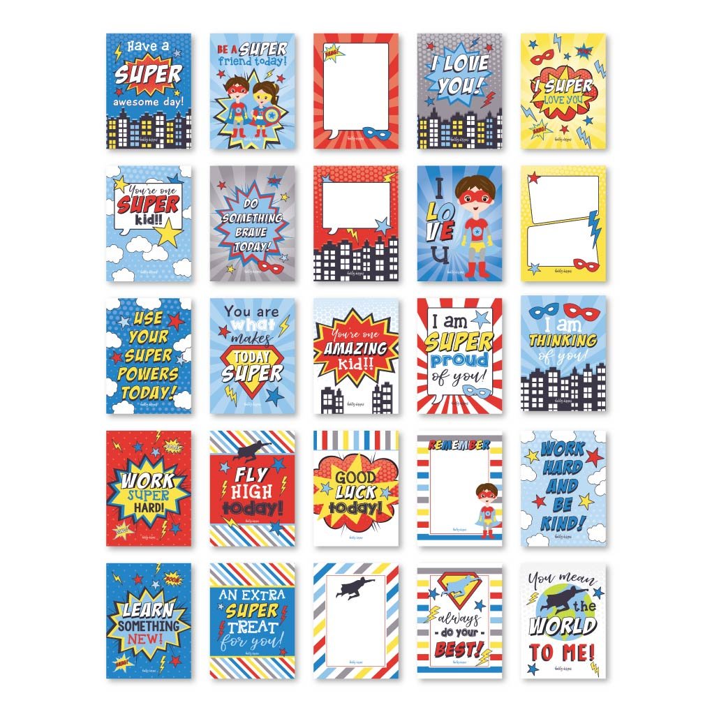 Lunchbox Notes | Set of 25 | School Supplies
