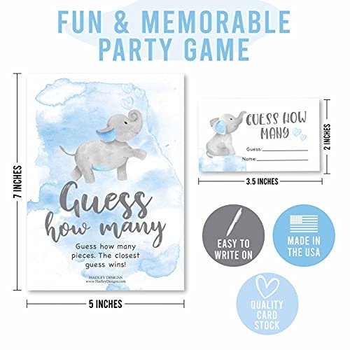 Figure out How Many Games | Set of 25 | Baby Shower Games