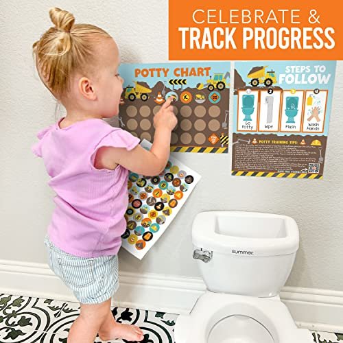 Construction Potty Training Chart | Sticker Charts | Early Education