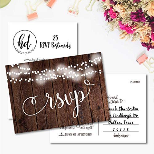 RSVP Postcards | Set of 25 | Greeting Cards