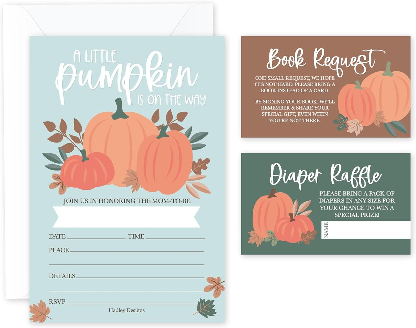 Invitation Bundles | Set of 15 | Baby Shower Supplies