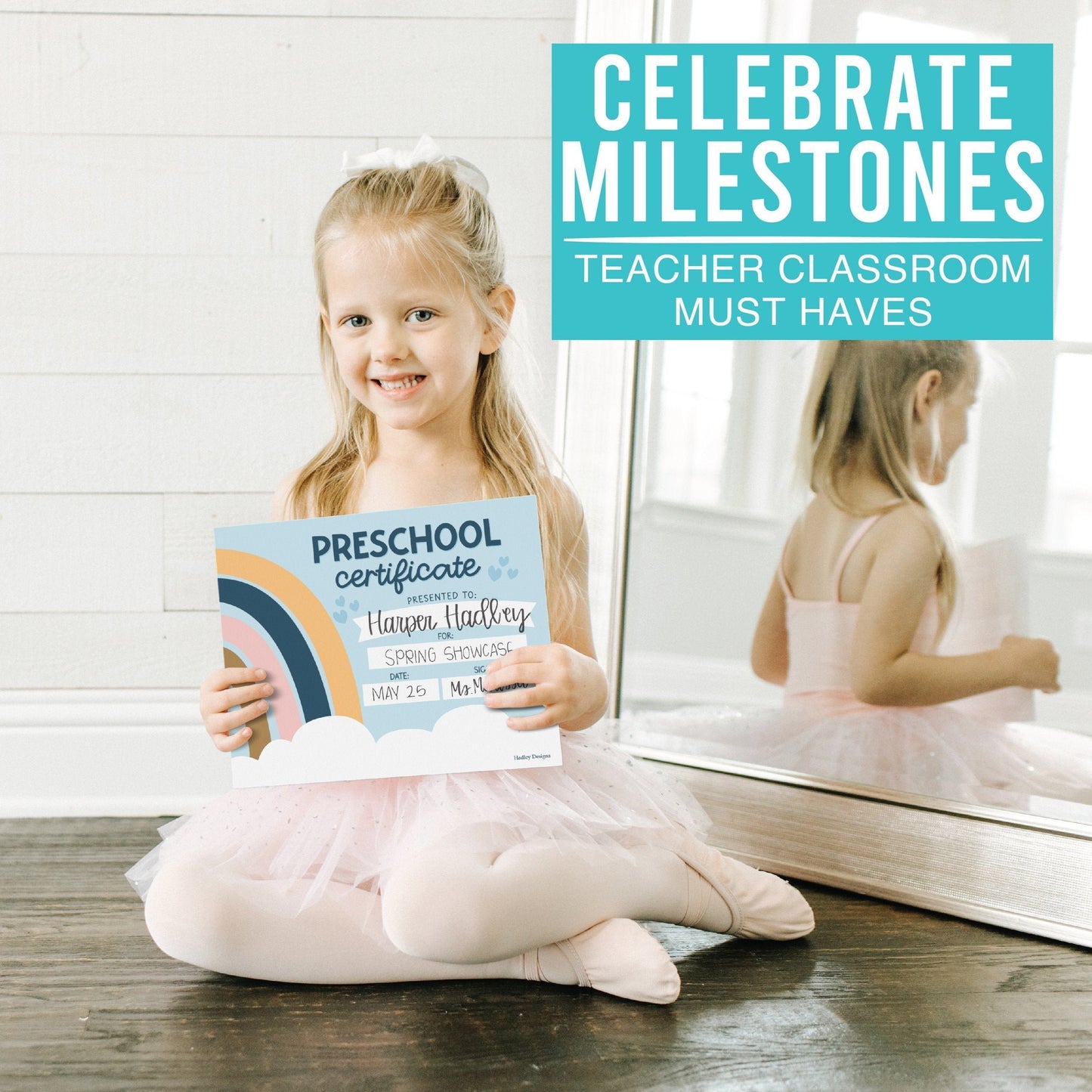 Preschool Certificate of Achievement | Set of 25 | Trophies & Awards