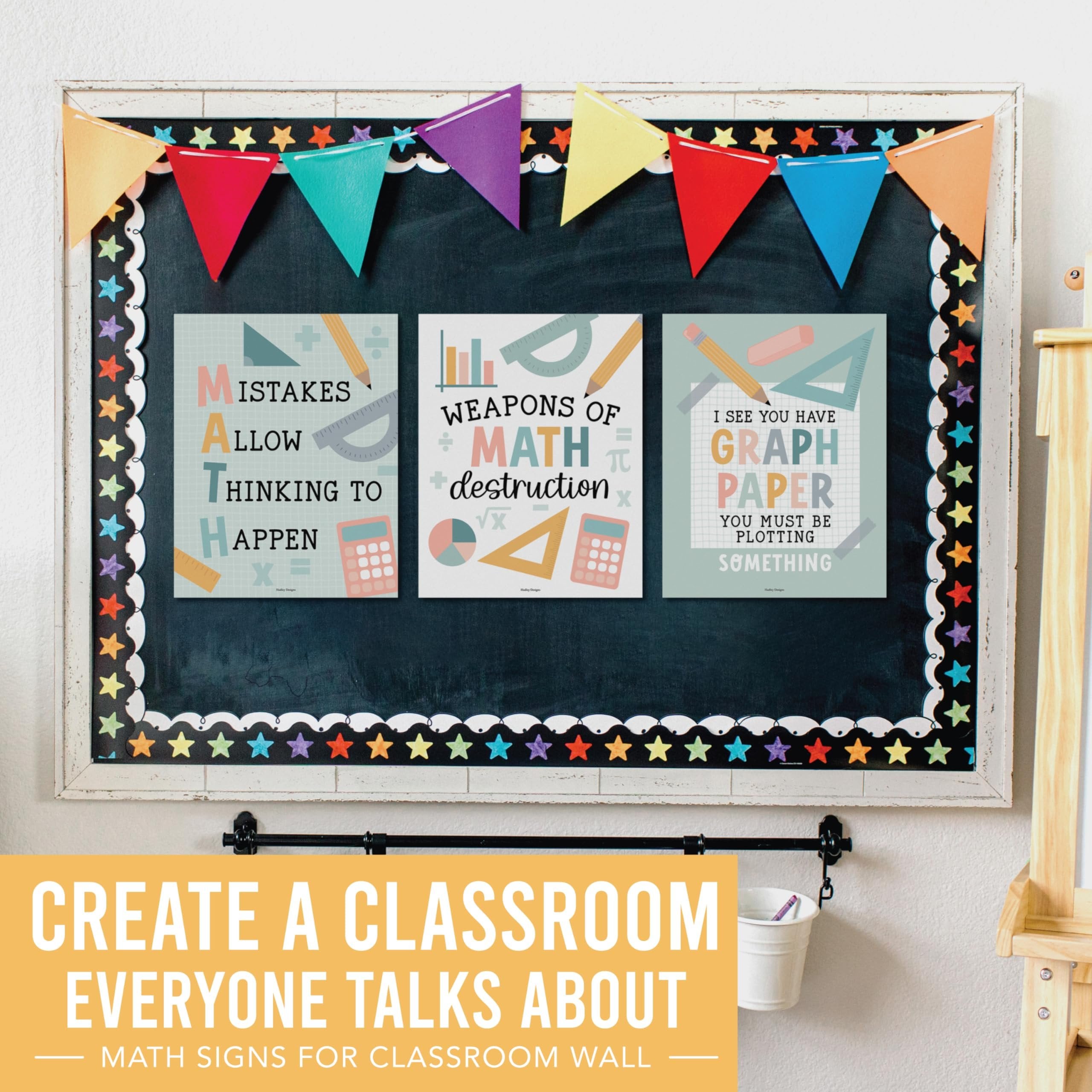 Math Motivational Posters | Set of 6 | Math Class