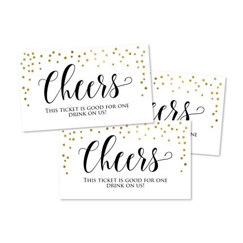 Drink Tickets | Set of 50 | Wedding Supplies