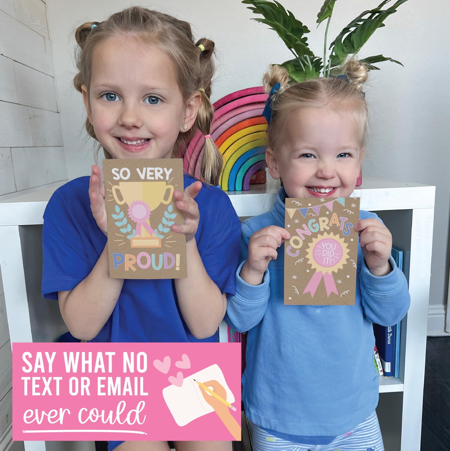Folded Congratulations Cards | Set of 24 | Cards & Party | Envelopes Included