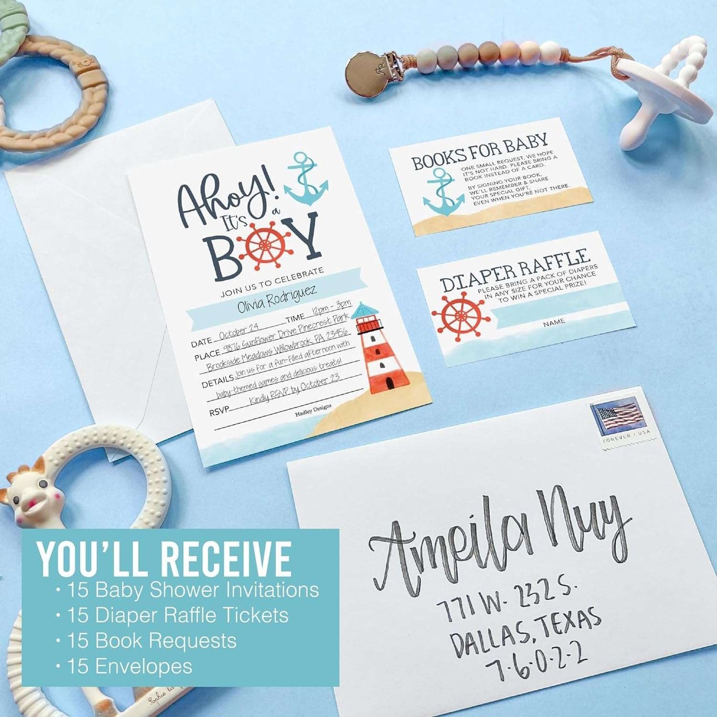 15 Nautical Baby Shower Invitations For Boy Baby Shower Ideas - Boy Baby Shower Invites For Boy, Boy Baby Shower Invitations Boy With Diaper Raffle, Baby Boy Shower Invitations, Baby Invitations