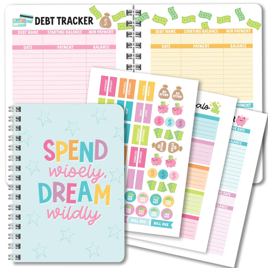 Teal Monthly Budget Planner | 2025-2026 | Calendars & Planners