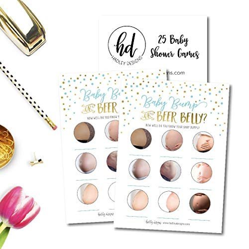 Boobs or Butts Baby Shower Game | Set of 25 | Baby Shower Supplies