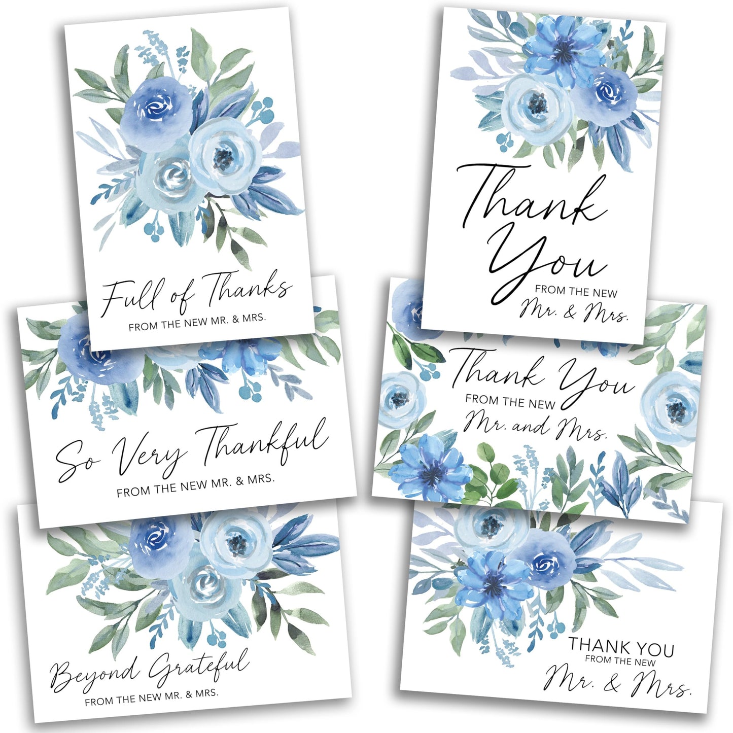 Wedding Folded Thank You Cards | Set of 24 | Cards & Party