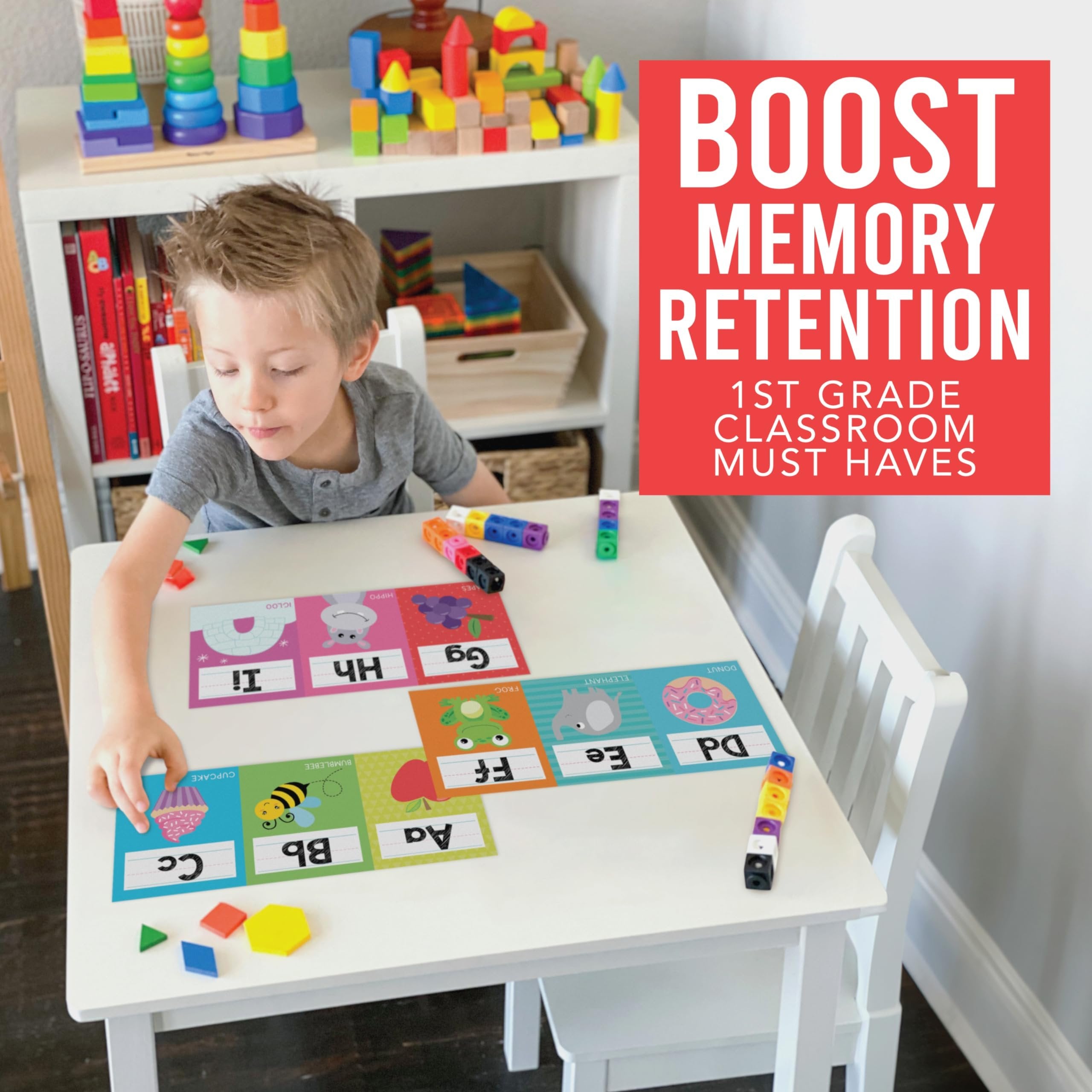 Letters & Numbers Jumpstart Kit: Colorful 12 Poster Pack