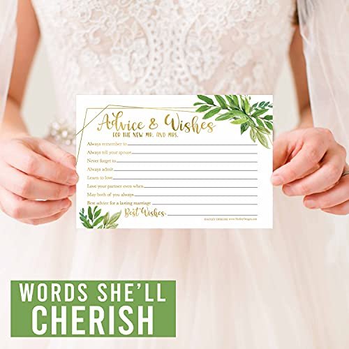 Wedding Advice Cards | Set of 50 | Wedding Supplies