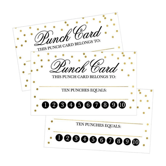 25 Rewards Punch Cards For Business, Kids, Students, Teachers, Classroom, Chores, Reading Incentive Awards For Teaching Reinforcement or Home Education Class Supplies Loyalty Encouragement Work Supply